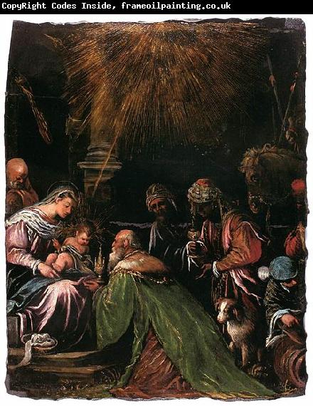 Follower of Jacopo da Ponte The Adoration of the Magi